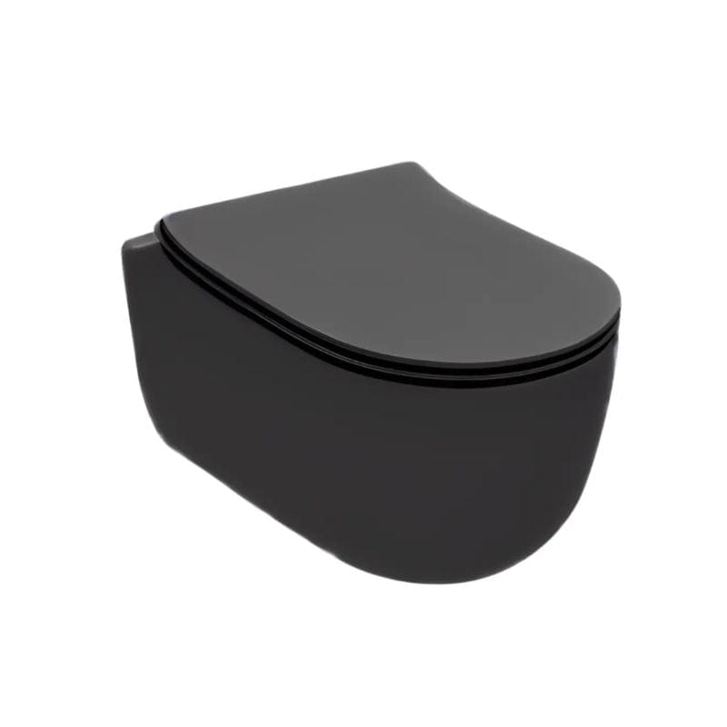 Olympia Virvel Vegghengt Toalett Svart matt Olympia Vegghengt toalett KO-TOR120223