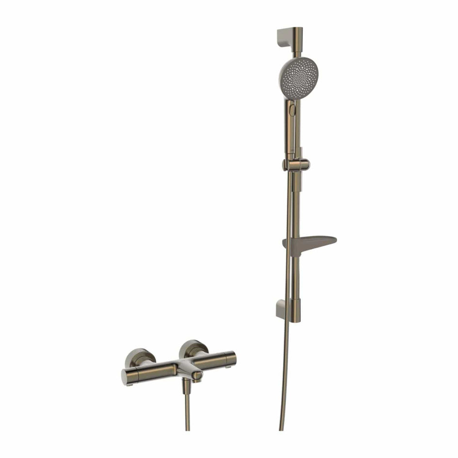 Oras Aurelia 4749 Dusjsett+Badekararmatur Børstet bronse Oras Armatur Dusjsett GRO-1365164