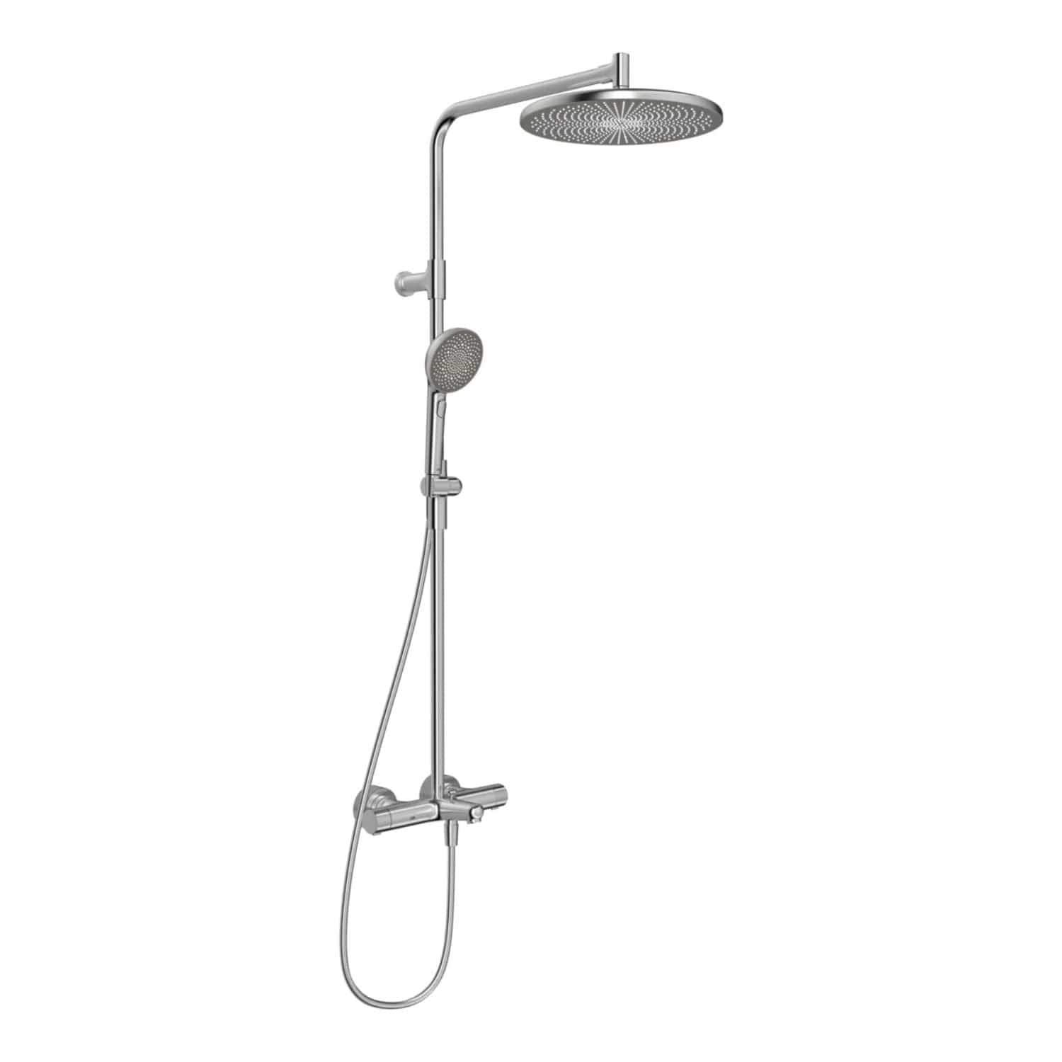 Oras Aurelia 4793 Takdusjpakke med termostat Børstet stål Oras Armatur Takdusj GRO-1365177