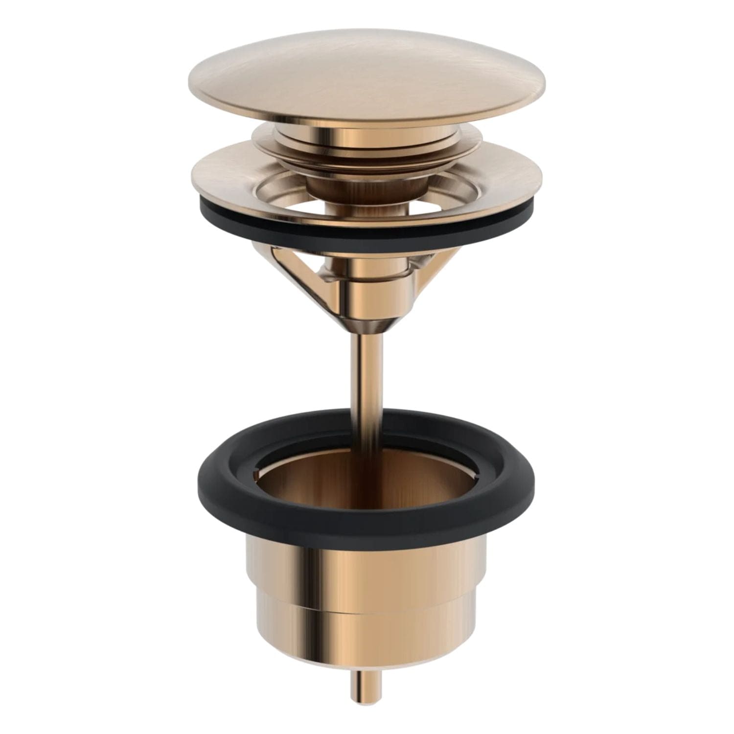 Oras Bunnventil Push-Open 200061 Børstet bronse Oras Armatur Tilbehør servant GRO-4205531