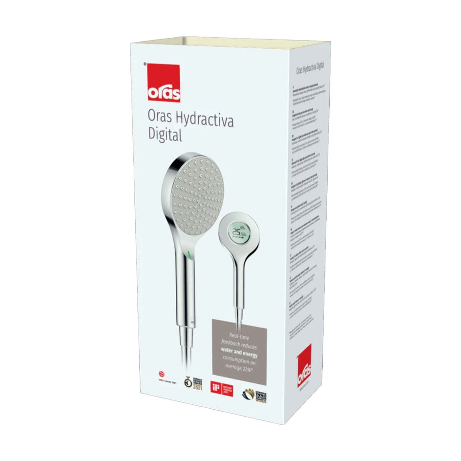 Oras Hydractiva Digital 242405 Dusjhode Krom Oras Armatur Dusjhode GRO-4205019