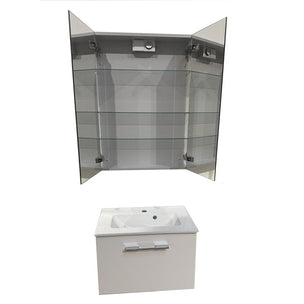 OUTLET: Dansani Amber Møbelpakke 61cm servant, servantskap og speilskap