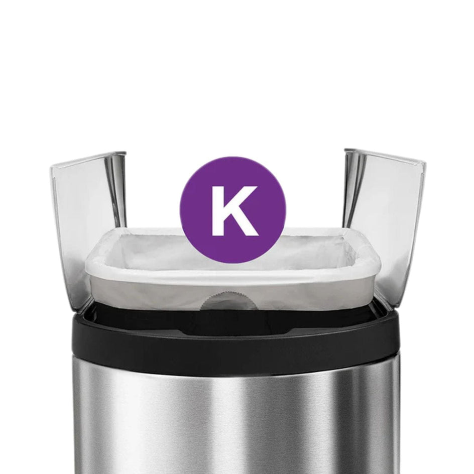 OUTLET: Simplehuman Avfallspose Butterfly Børstet stål 45L 45L Simplehuman Diverse baderomstilbehør UTG-SCW1897