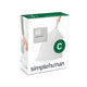 OUTLET: Simplehuman Avfallspose C 20stk 10-12L 10-12L Simplehuman Diverse baderomstilbehør UTG-SCW0252