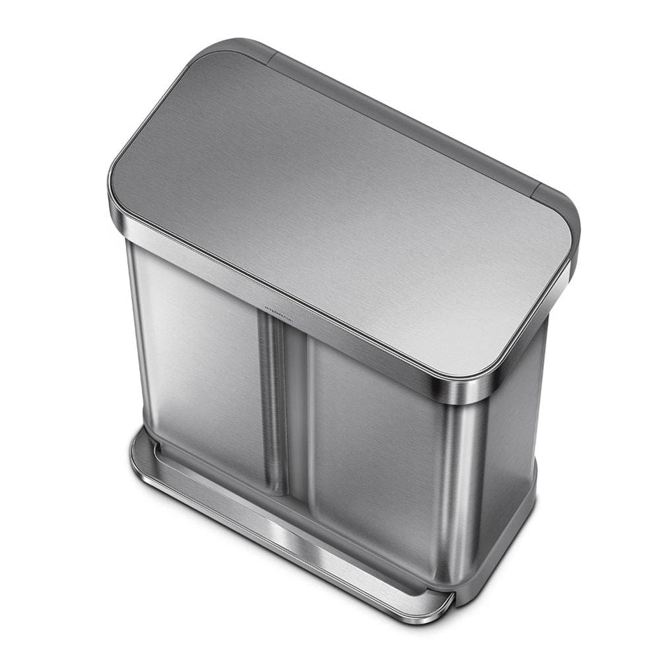 OUTLET: Simplehuman Pedalbøtte Kildes 58L Børstet Børstet Simplehuman Søppelbøtte UTG-SCW2025