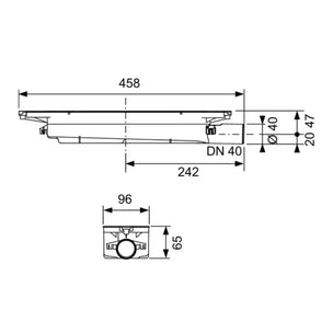 OUTLET: TECEdrainprofile Hjelpesluk