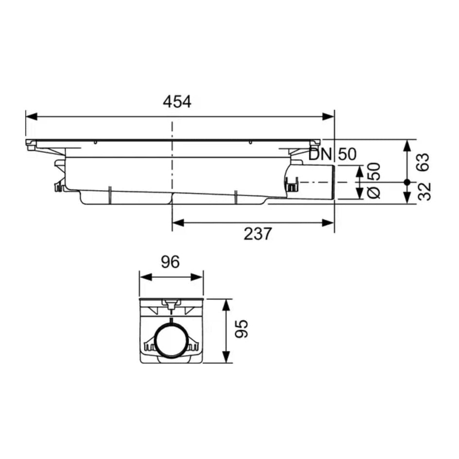 OUTLET: TECEdrainprofile Sluk Tece Gulvsluk