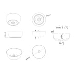 OUTLET: Vikingbad Tuva Bolleservant Ø38cm