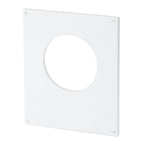 Pax Dekkplate 186x223mm - hvit/svart