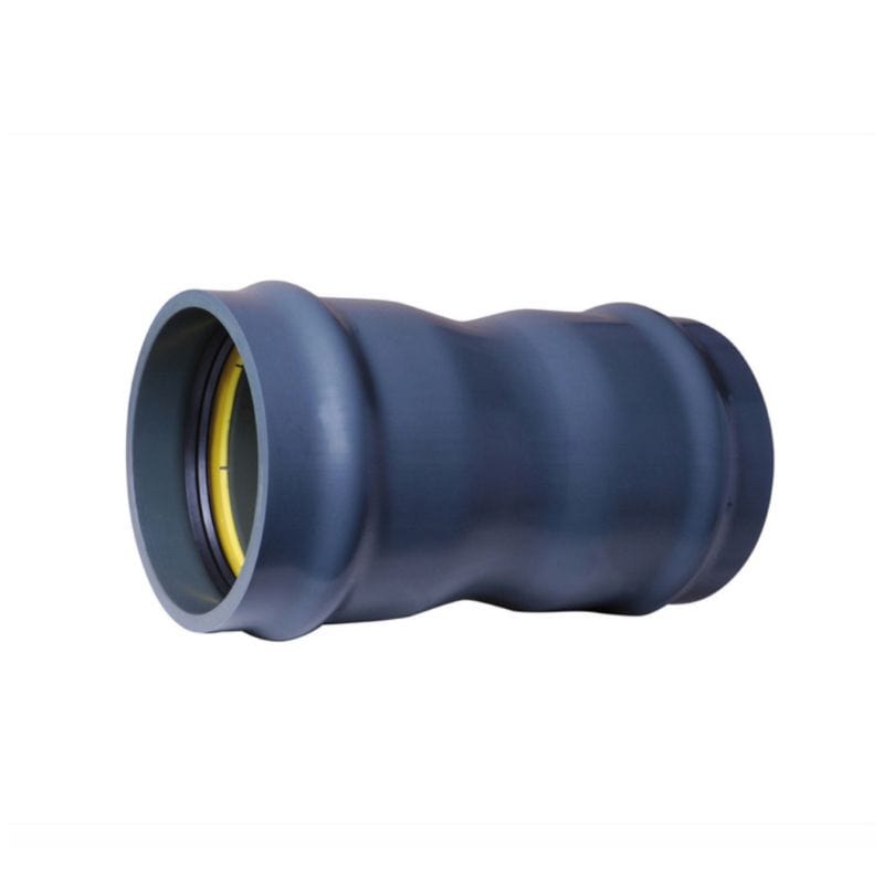 Pipelife Dobbelmuffe SDR 21 for PVC trykkrør 110mm Pipelife Muffe GRO-2350179