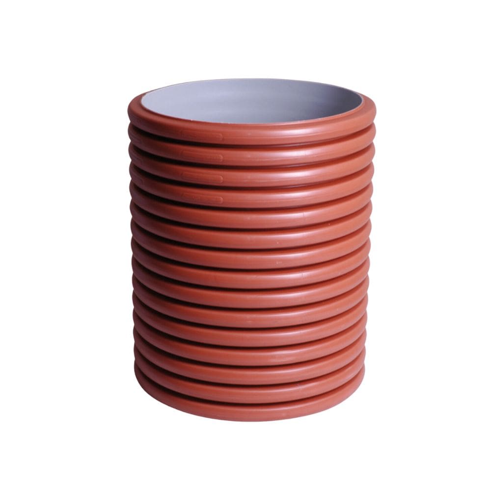 Pipelife Stigerør Pragma Rødbrun / 400mm / 3.0 meter Pipelife Tilbehør avløp GRO-3080806