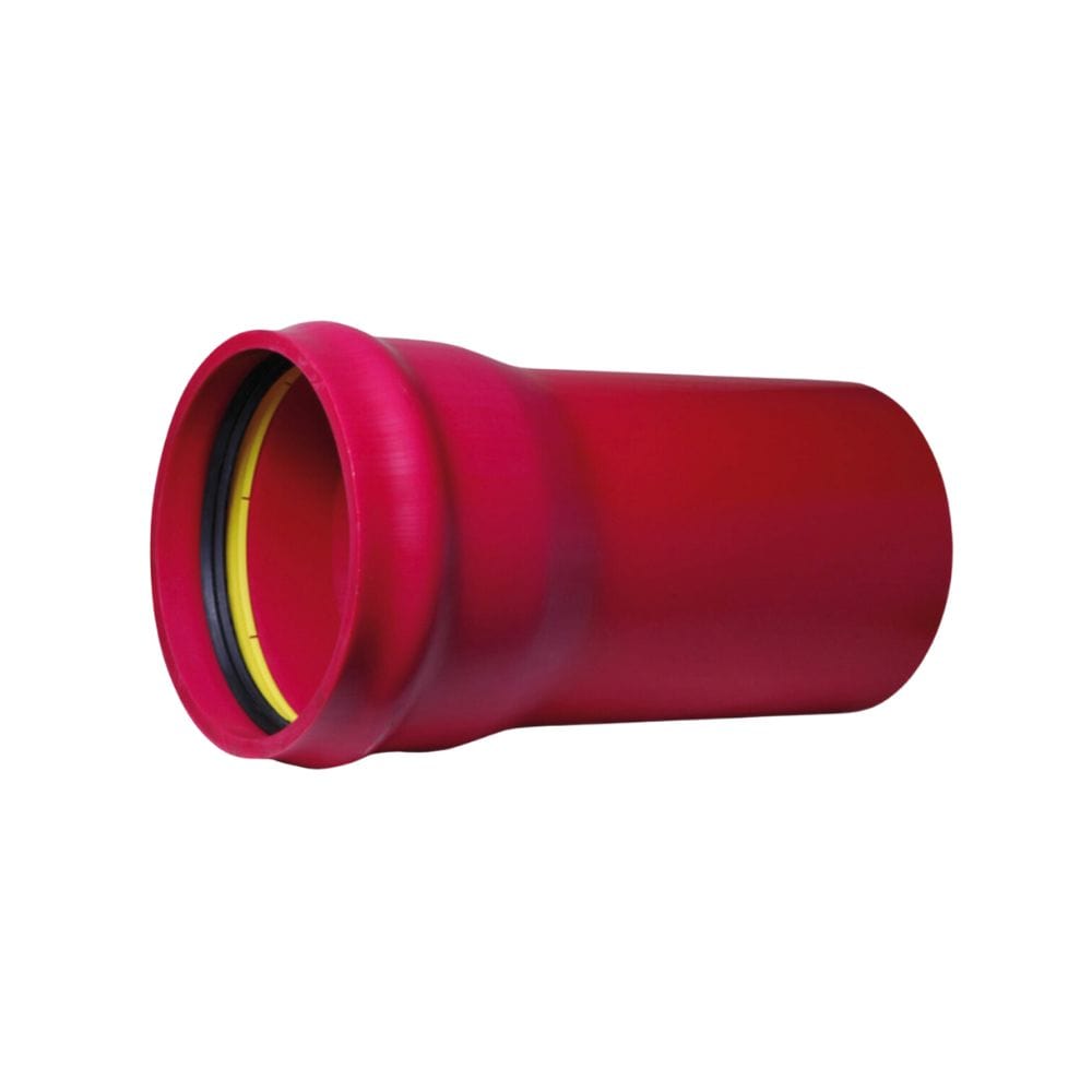 Pipelife Trykkrør NS-EN 1452 SDR21 Rød 63mm Pipelife Avløpsrør GRO-2361156