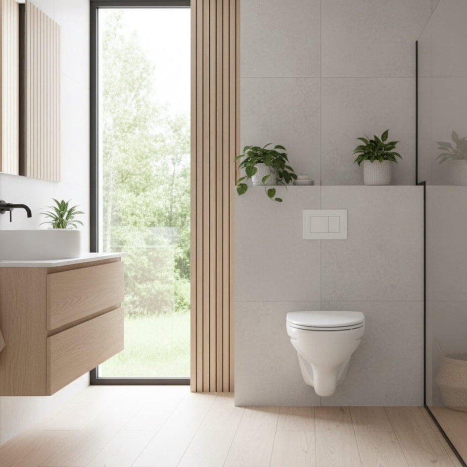 Porsgrund Pro Vegghengt Toalett Hvit Porsgrund Vegghengt toalett GRO-6002736