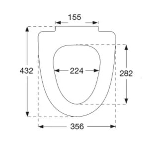 Pressalit 754 Toalettsete