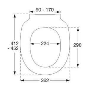 Pressalit Chilli 1110 Toalettsete