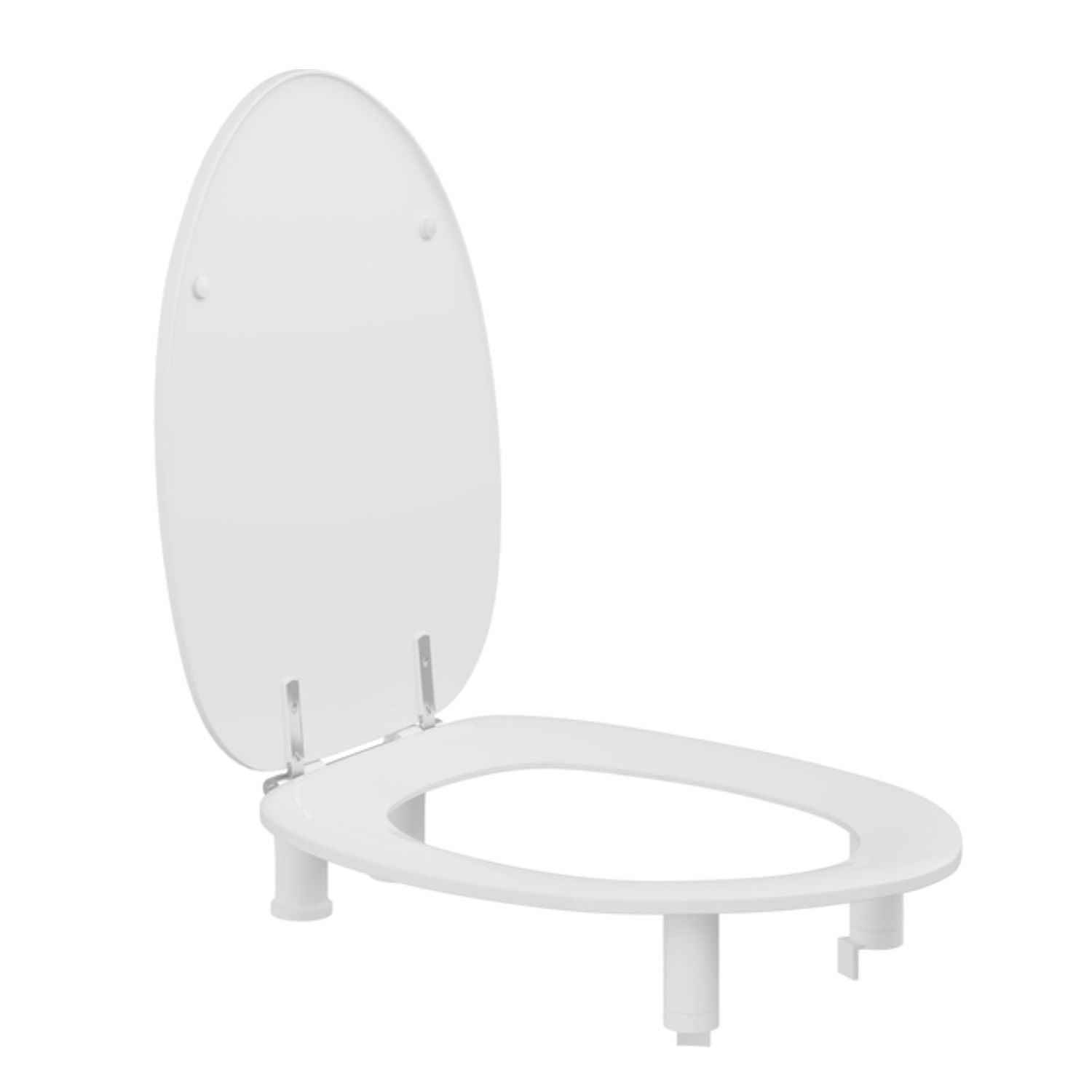 Pressalit Dania Forhøyet Toalettsete 10cm Hvit / Ja Pressalit Toalettsete GRO-6191646