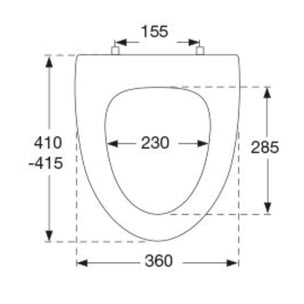 Pressalit Solid Pro Norden 1118 Toalettsete