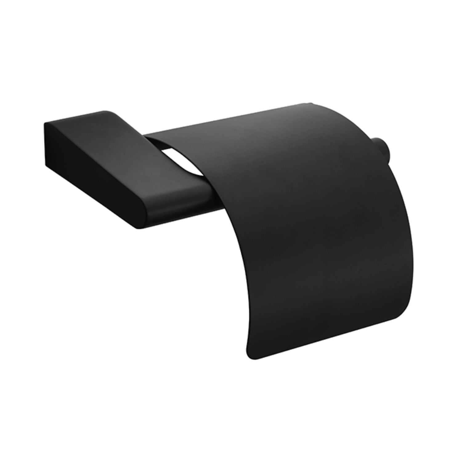 Pressalit Style Toalettrullholder med Frontplate Svart matt Pressalit Toalettrullholder GRO-7001542
