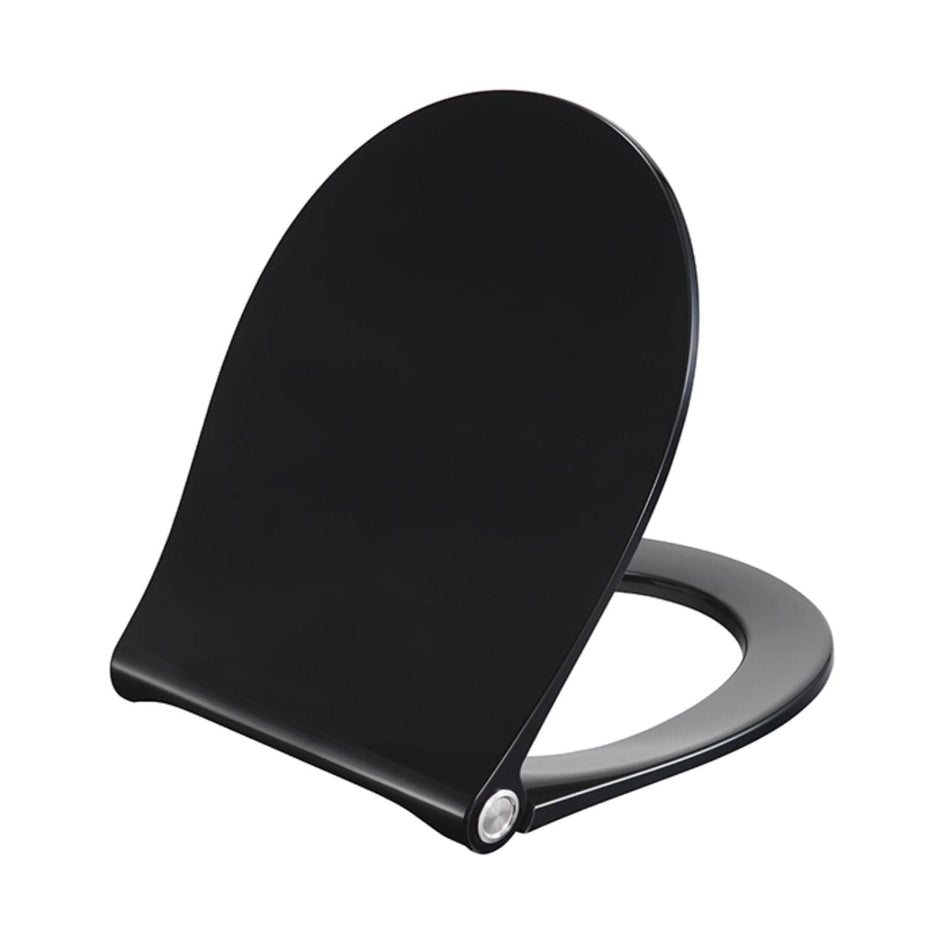 Pressalit Sway Uni Bunnmontert Toalettsete Svart Pressalit Toalettsete GRO-6190219