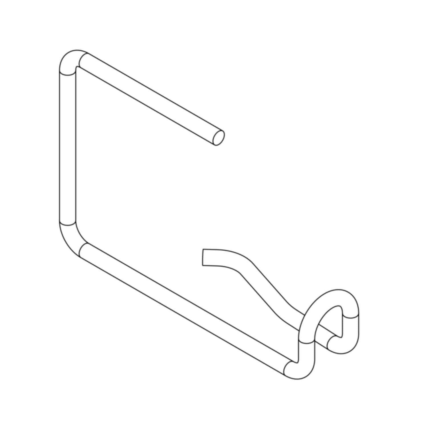Pressalit TMA Papirholder Hvit Pressalit Tilbehør toalett GRO-6191655