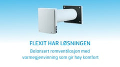 Flexit Roomie Dual WiFi V2 Romventilator