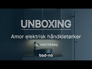 Unboxing Amor blyantpenn sort håndkletørker