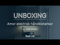 Unboxing Amor blyantpenn sort håndkletørker