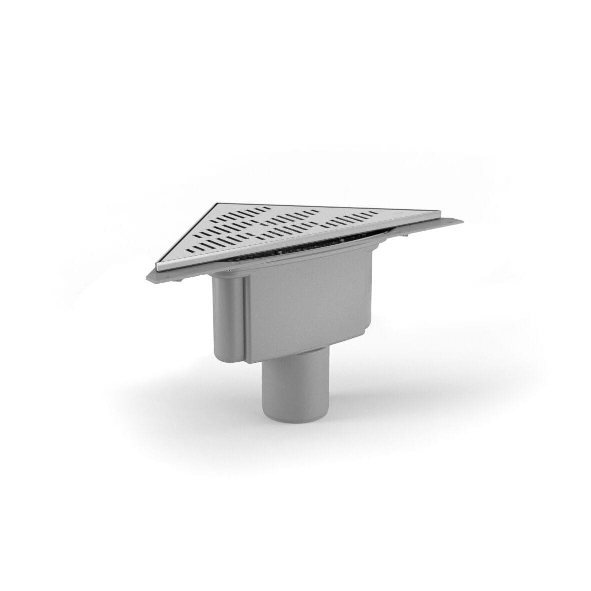 Purus Corner Twist - Bunnutløp Krom / 75mm Purus Slukrenne GRO-3401895