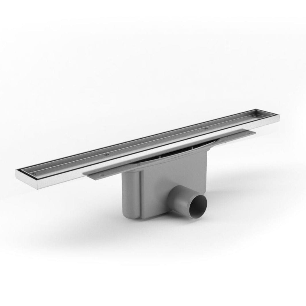 Purus Line Tile insert - Sideutløp Krom / 600mm / 50mm Purus Slukrenne GRO-3401811