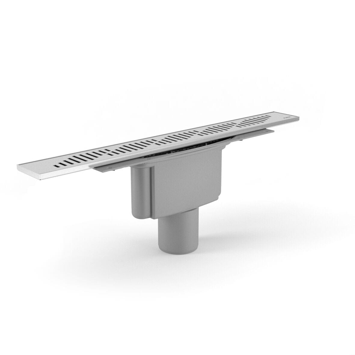 Purus Line Twist - Bunnutløp Krom / 600mm / 75mm Purus Slukrenne GRO-3401803