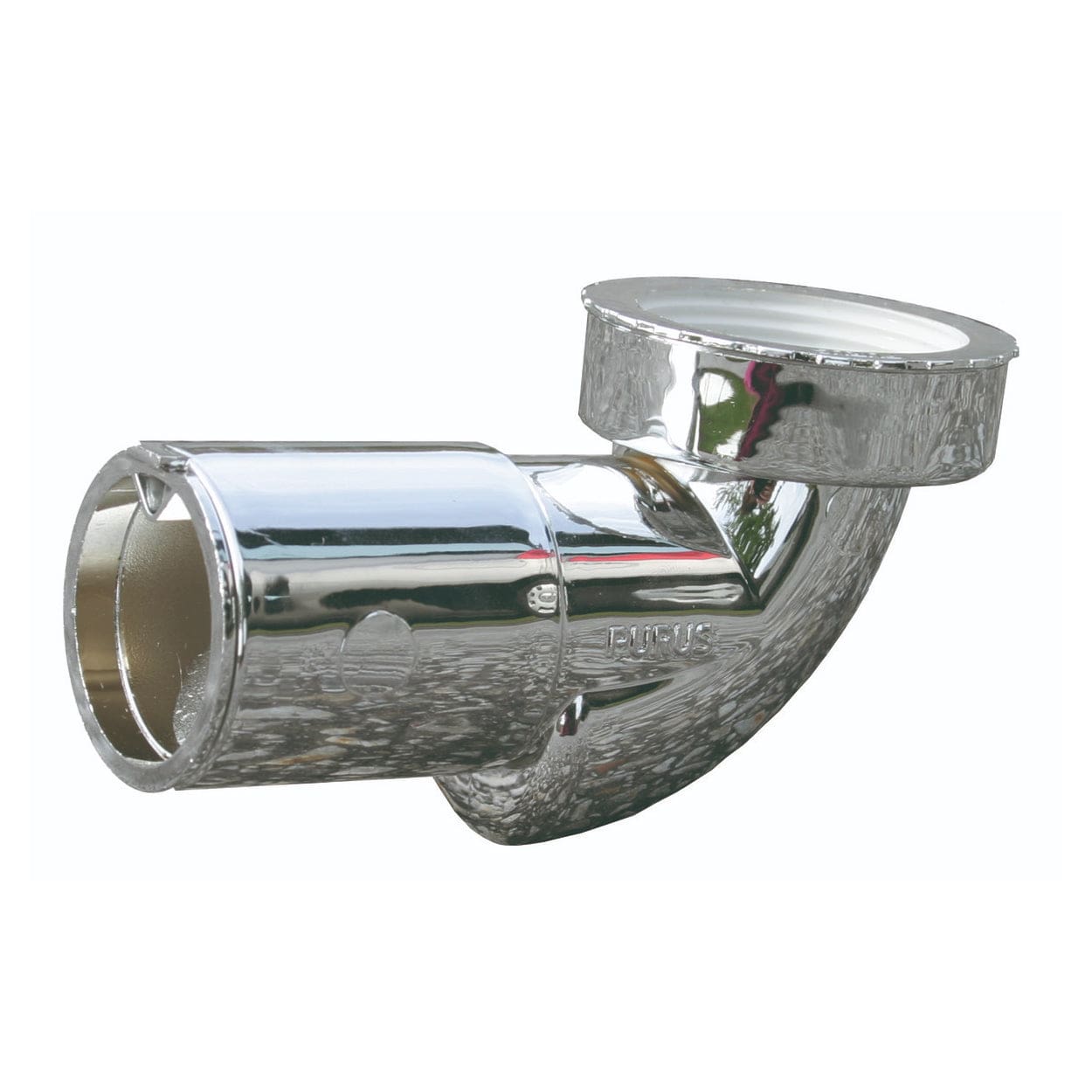 Purus PUM Vannlås 1 1/2"-1 1/4"xØ40mm - sevantalbue horisontal Krom Purus Vannlås GRO-4513397