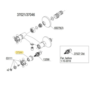 Reservedel: Damixa Tradisjon dekkkappe for spindel