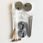 Reservedel: Esbada Festebeslag komplett til Edge toalettsete