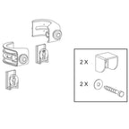 Reservedel: Gustavsberg hjørneveggfeste for Triomont fikstur