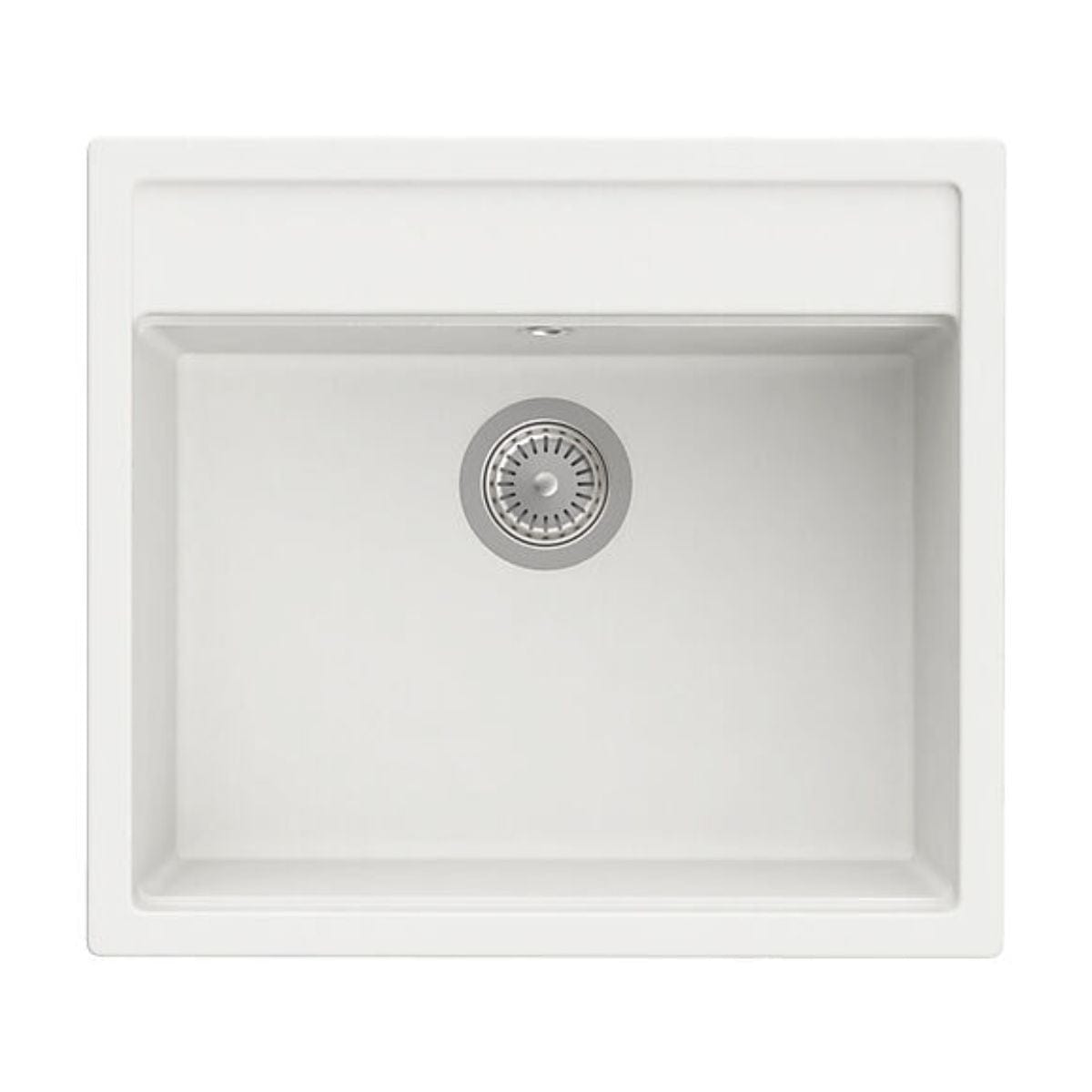 Roca Helsinki Quarzex Kjøkkenvask Hvit / 51.5 cm