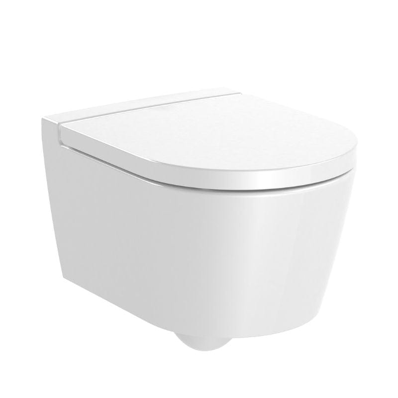Roca Inspira Vegghengt Toalett - Kompakt Hvit gloss Roca Vegghengt toalett GRO-1365517