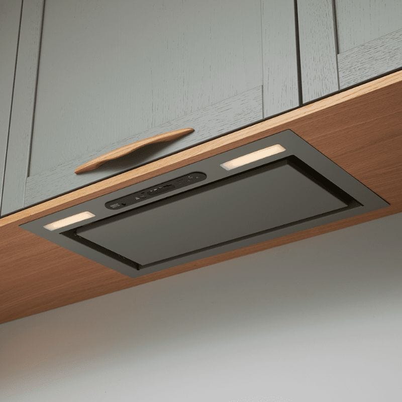 RørosHetta Diskret Sense Ventilator til Overskap Børstet stål / 80cm / Normalventilasjon RørosHetta Kjøkkenvifte BUN-403838-N