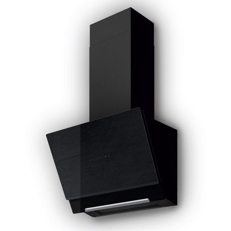 Røroshetta Leda 60 og 90cm Sort glass / 60cm Røroshetta Kjøkkenvifte RO-403318
