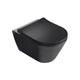 Sanipro Aquaform Rimless Vegghengt Toalett Svart matt Sanipro Vegghengt toalett SA-10018