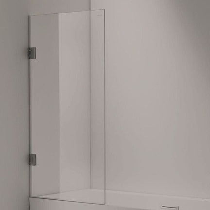 Sanipro Badekarvegg Style 75 - 8mm glass Krom / 75cm / Klart glass Sanipro Badekarvegg SA-10015