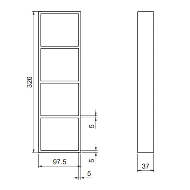 Scandtap Solid D3 Skuffeavdeler