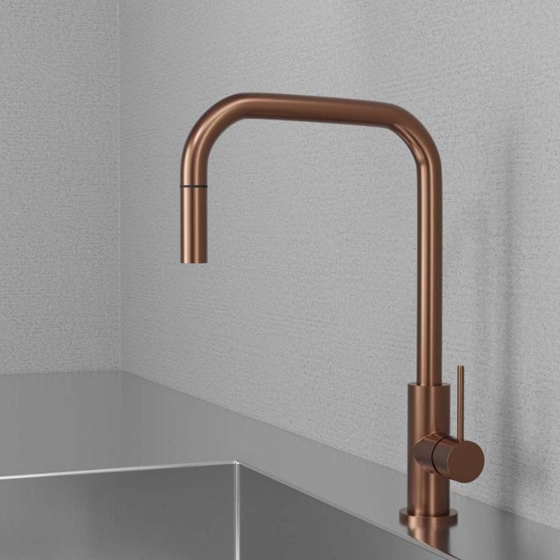 Scandtap Steel Accent Square Kjøkkenarmatur Amber / 35mm Scandtap Kjøkkenarmatur SC-30112