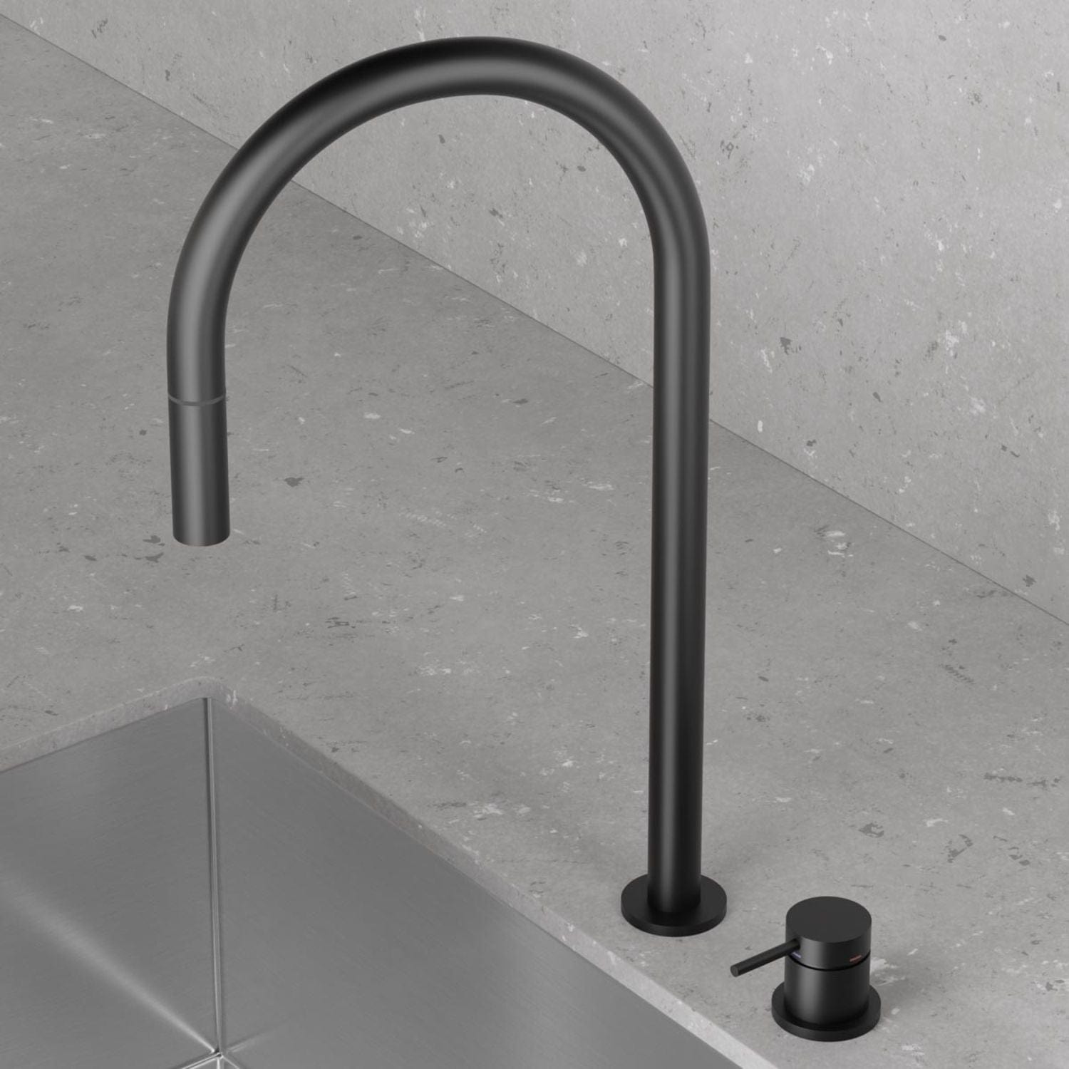 Scandtap Steel Harmonized K2P Kjøkkenarmatur Black Scandtap Kjøkkenarmatur SC-30248
