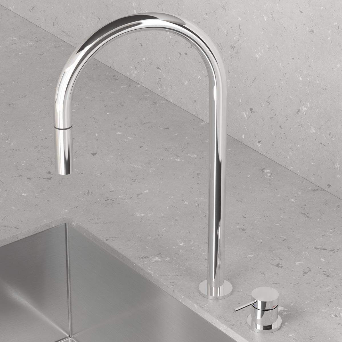 Scandtap Steel Harmonized K2P Kjøkkenarmatur Classic Scandtap Kjøkkenarmatur SC-30149