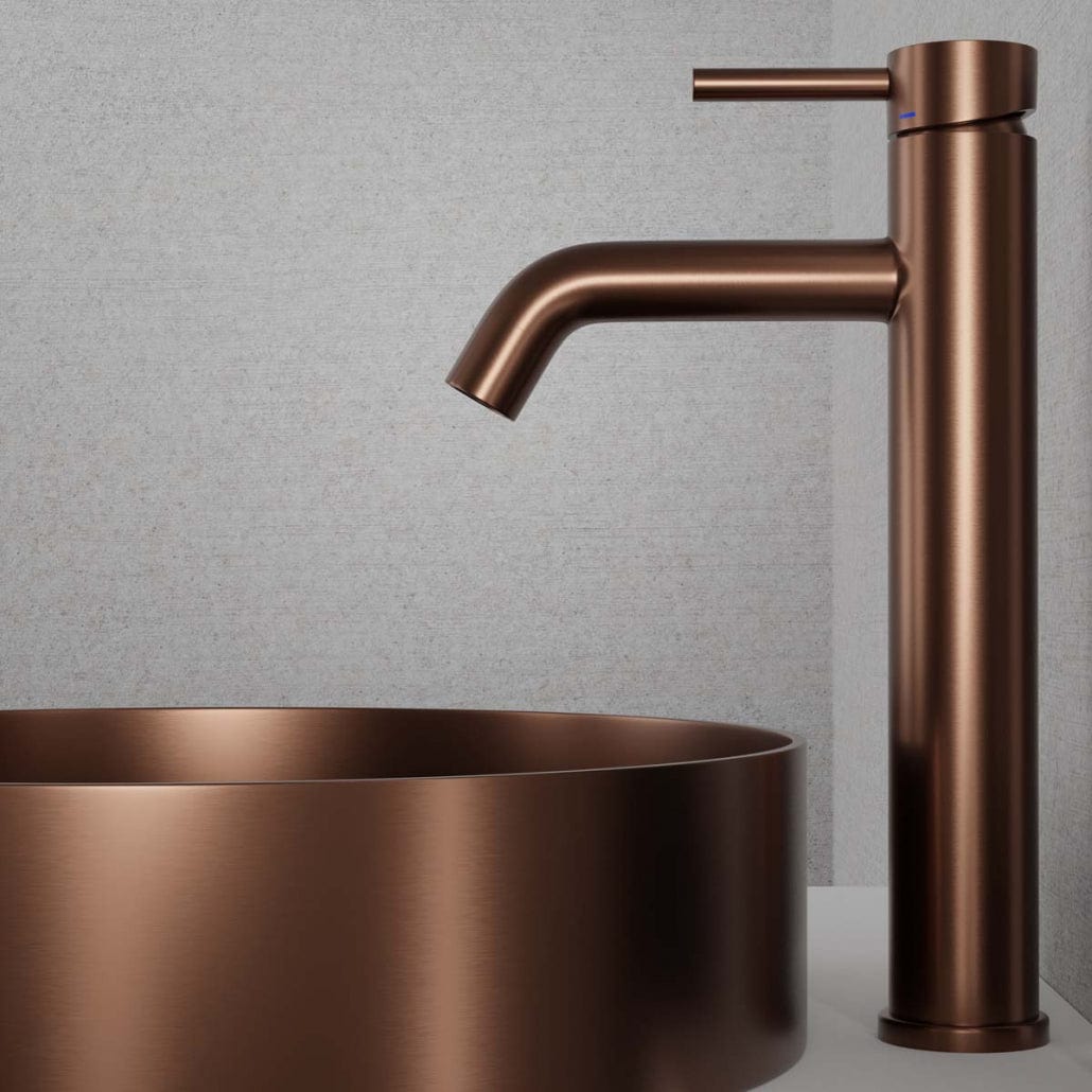 Scandtap Steel Wave High Servantbatteri Amber Scandtap Servantbatteri SC-10017