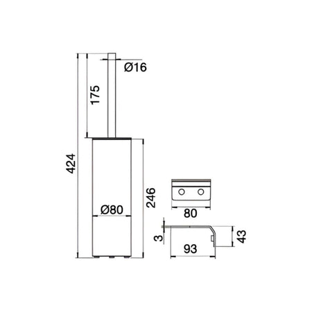 Scandtap Style Duo WC Toalettbørste
