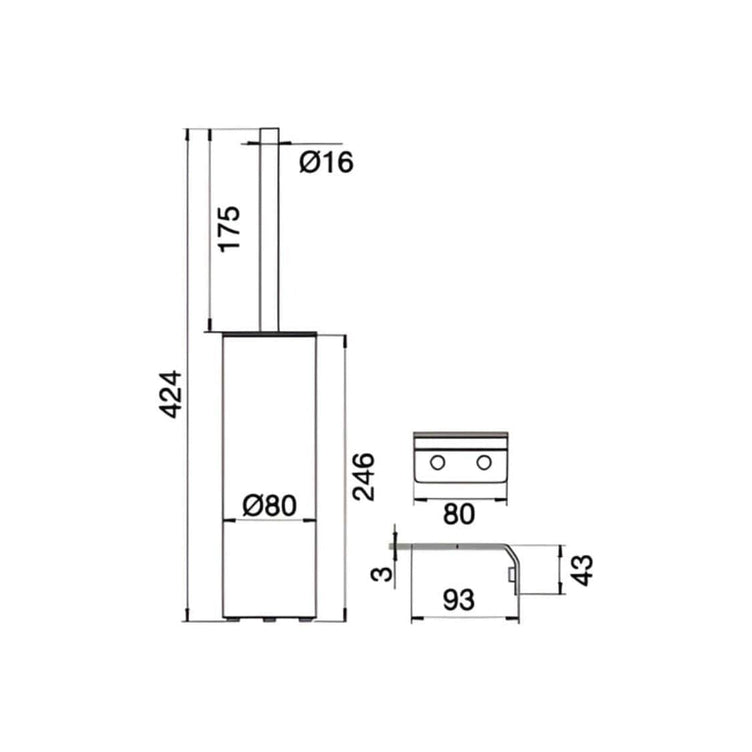 Scandtap Style Duo WC Toalettbørste