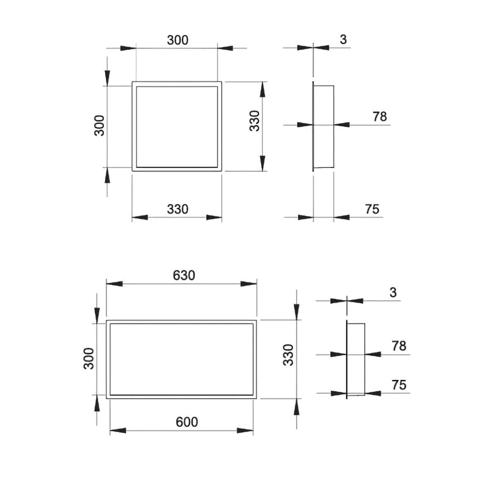 Scandtap Style Veggnisje Scandtap Baderomshylle