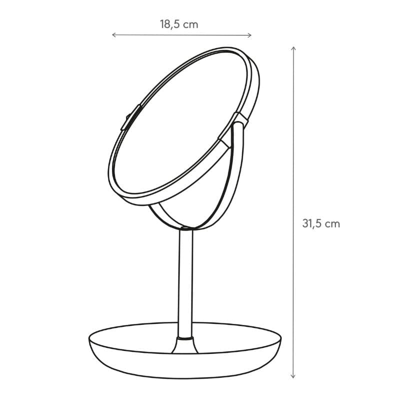 Sealskin Brix Sminkespeil 5x Sealskin Sminkespeil
