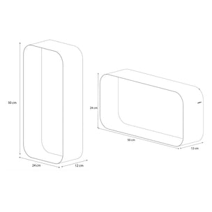 Sealskin Brix Veggboks Stor Baderomshylle